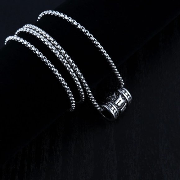 ❤️Six-character mantra rotatable beads necklace, N90201P111 - Picture 5 of 8